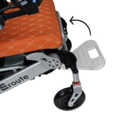 Eroute 8000R elektrický invalidný vozík, oranžová