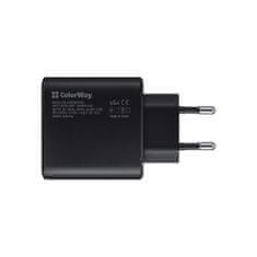 ColorWay AC nabíjačka ColorWay s Power Delivery port PPS USB Type-C, 45W, čierna, (CW-CHS034PD-BK)