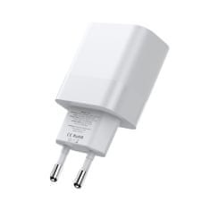 Tech-protect C20W sieťová nabíjačka 2x USB-C 20W + kábel USB-C, biela