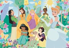 Clementoni Trblietavé puzzle Disney princeznej v záhrade 104 dielikov
