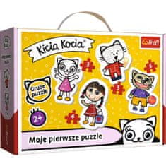 Trefl Baby puzzle Kicia Kocia 4v1 (3,4,5,6 dielikov)