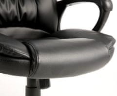 Topeshop Otočná stolička IDOL - čierna