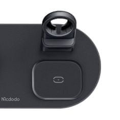 Mcdodo Mcdodo CH-7061 3v1 15W bezdrôtová nabíjačka (telefón/TWS/Apple watch) čierna