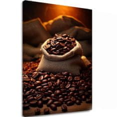 ARTMIE Kávové obrazy do kuchyne Kávová Blaženosť | 80x120 cm