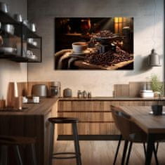 ARTMIE Kávové obrazy do kuchyne Čaro Kávových Zŕn | 60x90 cm