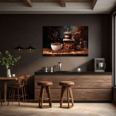 ARTMIE Kávové obrazy do kuchyne Kávové Impresie | 80x120 cm