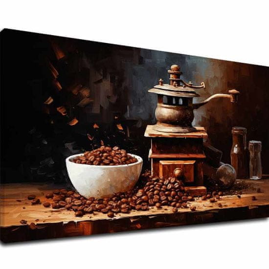 ARTMIE Kávové obrazy do kuchyne Kávové Impresie