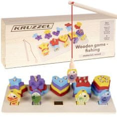 Kruzzel  22565 Drevená vkladačka pre deti