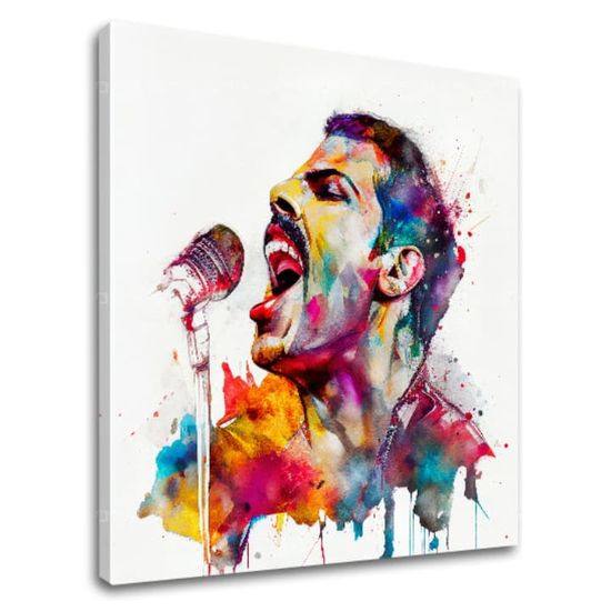 ARTMIE Dizajnová dekorácia na plátne Ikonický rebel Freddie Mercury