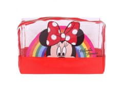 sarcia.eu Kozmetická taštička Minnie Mouse pre dámy, priehľadná cestovná kozmetická taška 9x6x13cm 