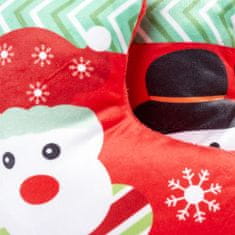 Duvo+ Vianočná hračka- Plyšová ponožka mix farieb 18x15x7cm