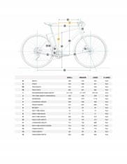 VAAST U/1 700c 1x9 fitness bicykel, vel. S