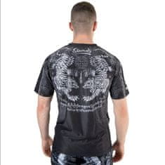 Fairtex 8 WEAPONS Funkčné tričko Tiger Yant - čierno/biele