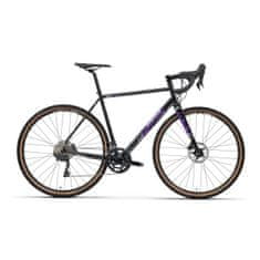BOMBTRACK bicykel HOOK lesklá metalická čierna/fialová L 54cm 700C