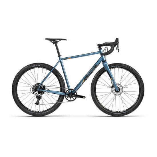 BOMBTRACK bicykel HÁČEK EXT matný metalický sivý modrý S 50cm