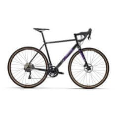 BOMBTRACK HOOK bicykel lesklý metalický čierny/fialový M 52cm 700C