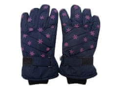 HolidaySport Juniorské zimné lyžiarske rukavice C04 modrá