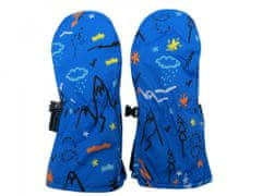 HolidaySport Detské zimné lyžiarske rukavice palčiaky Echt C088 modrá S
