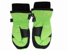 HolidaySport Detské zimné rukavice palčiaky Echt C063 Snehuliak zelená 2 roky