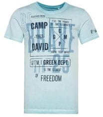 Camp David  Pánske Tričko krátky rukáv Modrá 2XL