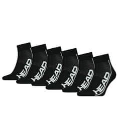 Head 6PACK ponožky čierné (701220489 001) - veľkosť S