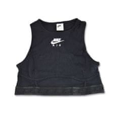 Nike Tričko výcvik čierna M Air Rib Tank Top Wmns