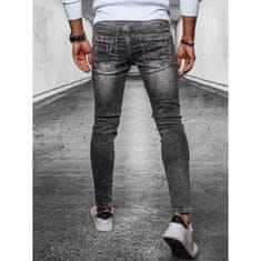 Dstreet Pánske džínsové nohavice DENIM sivé ux4076 s30