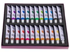 WOWO 24-tubusový set viacfarebných umeleckých akrylových farieb