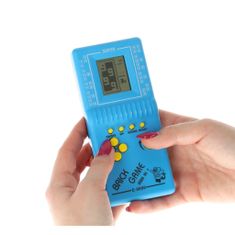 WOWO Modrá Elektronická Hra Tetris 9999 v 1 - Retro Zábava