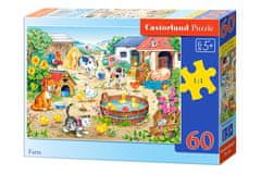 WOWO Puzzle CASTORLAND Farma, 60 dielikov, vhodné pre deti od 5 rokov