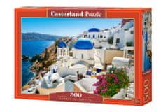 WOWO CASTORLAND Puzzle 500 Dielikov - Leto na Santorini, Skladačka pre Deti 9+