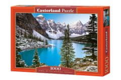 WOWO Puzzle CASTORLAND Jewel of the Rockies - 1000 dielikov, Motív Kanadského jazera, Rozmery 68x47cm