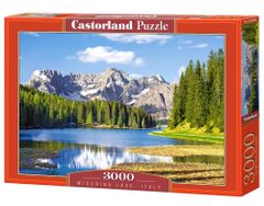WOWO Puzzle CASTORLAND 3000 Dielikov - Jazero Misurina, Taliansko, 92x68cm