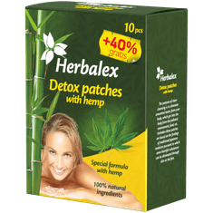 Herbamedicus Herbalex-detoxikačná náplasť s konope 10+40% gratis