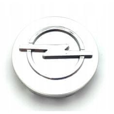 BB-Shop Strieborné emblémy Opel 59 mm Sada 4 kusov