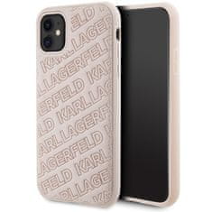 Karl Lagerfeld Zadný kryt Quilted K Pattern KLHCN61PQKPMP pre Iphone 11/ Xr Pink