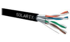 Solarix Kábel STP drôt CAT6A STP PE Fca 500m/cievka SXKD-6A-STP-PE