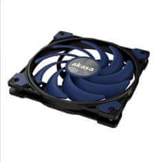Akasa prídavný ventilátor 12 cm Alucia XS12 modrý