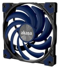 Akasa prídavný ventilátor 12 cm Alucia XS12 modrý