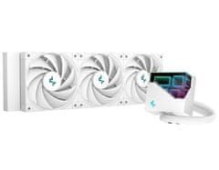 DEEPCOOL vodný chladič LT720 / 3x120 mm fan / ARGB / Intel aj AMD biely