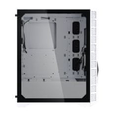 Zalman case miditower Z3 Iceberg White, E-ATX/mATX/Mini-ITX, priehľadný bok, 2x ARGB vent., bez zdroj