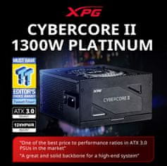 XPG CYBERCORE II/1300W/ATX 3.0/80PLUS Platinum/Modular/Retail