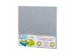 L-W Toys LW Toys Základová doska 32x32 svetlo šedá