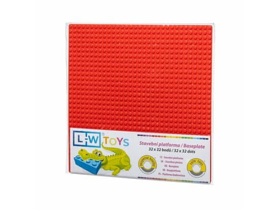 L-W Toys LW Toys Základová doska 32x32 červená