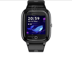 MXM Detské inteligentné hodinky 4G s GPS a fotoaparátom - čierne