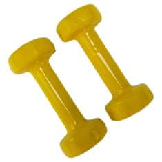 Tunturi Cvičebné činky 2x1,5 kg žlté činky 1,5 kg
