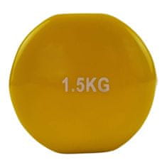 Tunturi Cvičebné činky 2x1,5 kg žlté činky 1,5 kg