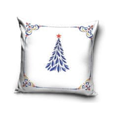 Carbotex Vianočná obliečka na vankúšik Blue Tree, 40/40cm, PNL231233