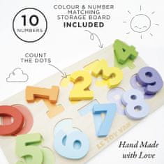 Le Toy Van Vkladacie puzzle s číslami