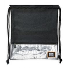 Head Luxusné koženkové vrecúško / taška na chrbát Black Silver, HD-354, 507019018